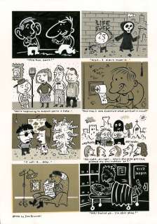 Ivan Brunetti - Page of gag panels