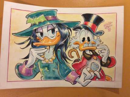 Alessandro Gottardo | Donald Duck - â€œFascino e diamantiâ€ - EO - (2020/2020) | Catawiki