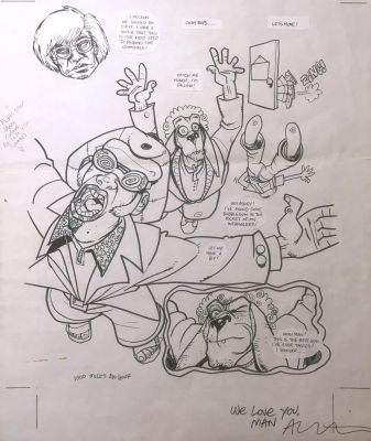 Jamie Hewlett | Deadline Magazine #31-1991 – Tank Girl Booga Splash | Thornbush Art