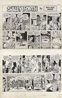 SALLY FORTH Strip Art, 2 items | ComicConnect