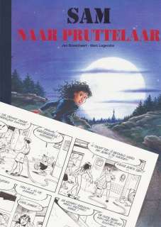 Bosschaert, Jan | Bosschaert, Jan - Originele pagina + Album (oplage: 47 ex.) - Sam - Naar Pruttelaar (1999) | Catawiki
