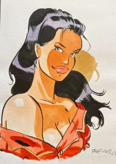 Meynet | Fanfoué - Dessin original couleurs / Tirage de tête version 35 ex N°/S - Cartonné - (2006) | Catawiki