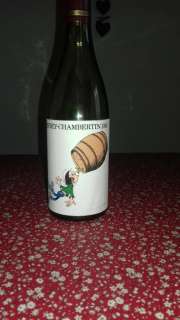 Franquin - 462/700 Ex | Gaston - Bouteille de vin Gevrey-Chambertin avec une étiquette signée Gaston Lagaffe - (1981) | Catawiki