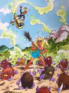 Dany | Dany - Dessin original couleur - La Colère de Colombe | Catawiki