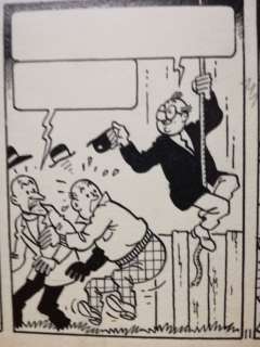 Bob de Moor | De Moor, Bob - 2 originele pagina’s (p.11) + (p.12) - Meester Mus / Monsieur Tric - Een bewogen ballonvaart - Lot 6/6 | Catawiki