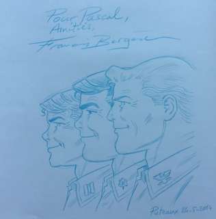 Bergèse | Buck Danny 47/48 - Dédicace "Zone interdite / Tonnerre sur la cordillère" - Tirage de tête - Cartonné - EO | Catawiki