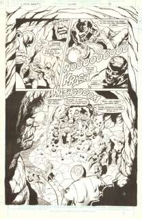 Curt Swan, Larry Mahlstedt - legion of super-heroes annual #2 p. 11 - la - ‘‘child of darkness, child of light‘‘ - darkseid and the fatal five splash - 1986