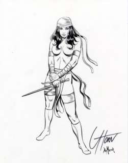 Greg Horn Original Art - Elektra