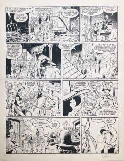 Matthieu Bonhomme | Bonhomme, Mathieu - Planche originale (p.14) L’homme qui tua Lucky Luke - (2016) | Catawiki