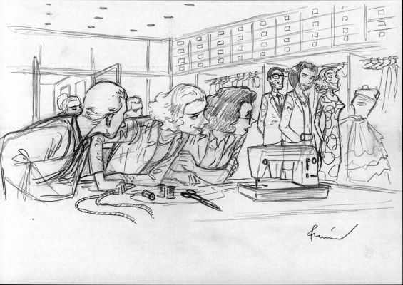 DESSIN ORIGINAL POUR AMOROSTASIA PAR CYRIL BONIN - ILLUSTRATION N°3 | Pulp’s