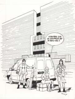 Sidney | Julie, Claire, Cécile et les autres, illustration… | Millon