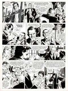 Mitton, Jean-Yves | Mitton, Jean-Yves - Originele pagina - Bloed en Stilte 5 - De zeven pijlers - (1991) | Catawiki