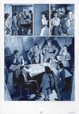 Dominique Bertail | Madeleine, Résistante tome 4 – Planche originale 16 (B) | Galerie Barbier