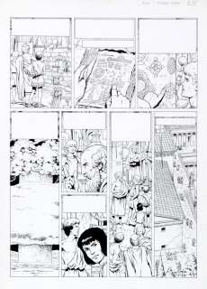 Martin | Alix, planche n°22 Ã  l’encre de Chine de l’épis… | Banque Dessinée