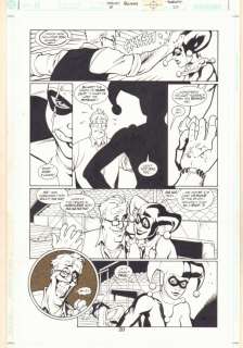 Pete Woods - harley quinn #8 p. 20 - harley venom kill - 2001 signed