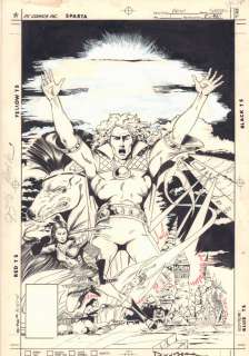 Jan Duursema - Arion, lord of atlantis special #1 cover - 1985 signed