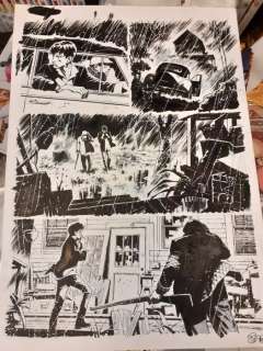 Luca Raimondo - Dylan Dog 382 il macellaio e la rosa - Fabrizio Des Dorides - tavola originale - Page volante - (2018)