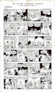 Joe Shuster | SUPERMAN 1939 McCLURE NEWSPAPER SYNDICATE PRINTERS PROOF SHEET | Pedigree Comics