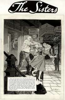 147: Orlando 10p Crime Illustrated #1 1955 original art | Russ Cochran