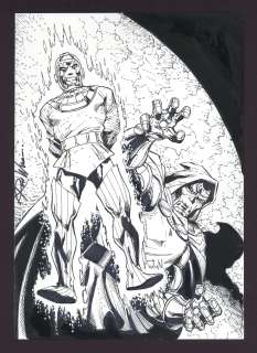 Kang and Doctor Doom Sketch by Ron Williams | mycomicshop.com