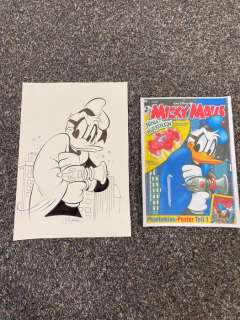 Ray Nicholson | Mickey Magazine - Original Disney Donald Duck ink drawing ~ Ray Nicholson ~ - Exemplaire unique (2004) | Catawiki