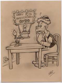 Xavi (Xavier Vives Mateu) | GYRO GEARLOOSE - Dibujo original - GYRO GEARLOOSE, HAPPY BIRTHDAY! - XAVI (2022) | Catawiki