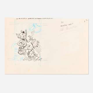 Joe Orlando and Howard Post, D.C. Comics Cosmic Cards Series I #30 Mister Mxyzptlk Original Art (Impel, 1992) | Landry Pop Auctions