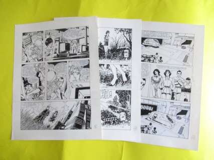 Roberto de Angelis | Nathan Never Gigante n. 1 ’’ Doppio Futuro ’’ pag. 96-115-131 - R. De Angelis Original Art n. 3 Tavole Originali - (1995) | Catawiki