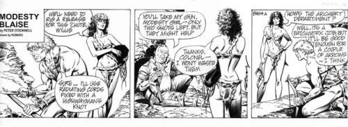 Romero, Enric Badia | Romero, Enric Badia - Original strip - Modesty Blaise | Catawiki
