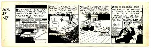 Gould - DICK TRACY, IN PRODUCTION (Influence), Daily (01/17/1947) | Russ Cochran