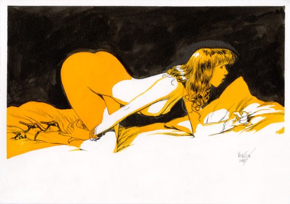 Vince | NYMPHES – Dessin original 107 | Galerie Barbier