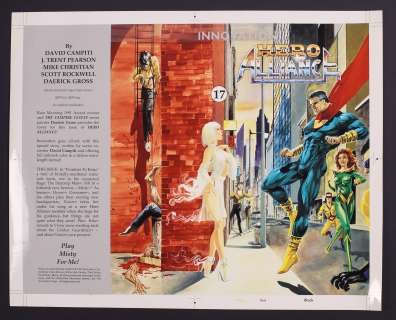 Cover Proof for Hero Alliance #17 (1991) by Daerick Gröss