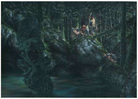 Paul Bonner - Illustration originale Beowulf, 2014