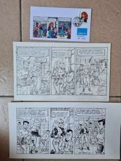 Di Sano, Bruno | Di Sano, Bruno - Planche originale + crayonné original + enveloppe Catawiki - Rubine - (2014) | Catawiki