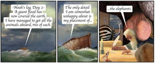 Jeroom | Jeroom - "Noah" NFT + Art paper on plate (2022) | Catawiki