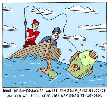 Jeroom | Jeroom - "Pijpvissers" NFT + Art paper on plate (2022) | Catawiki