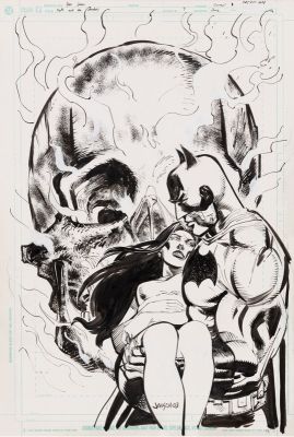 Klaus Janson | Batman: Death and the Maidens Issue 9 - Cover, DC Comics Penciler: Klaus Janson - Inker: Klaus Janson, 2003 | Philippe Labaune Gallery