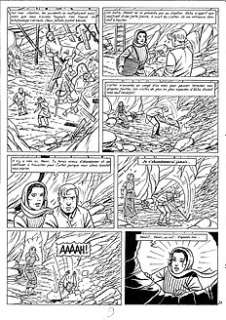 Taymans, André - Taymans, André - Planche originale - Ella Mahé T1 - La fille aux yeux vairons - (2010)