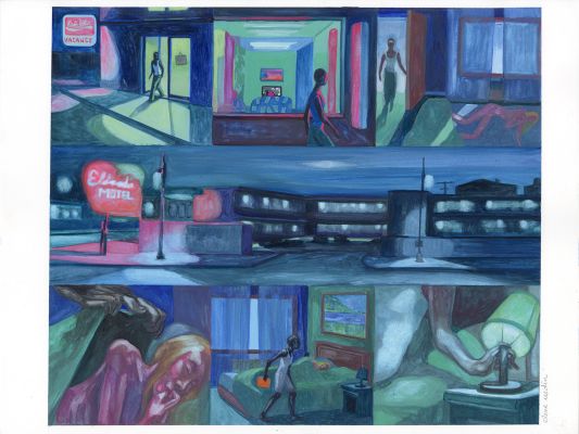 Elene Usdin | Detroit Roma – Planche originale 58 | Galerie Barbier