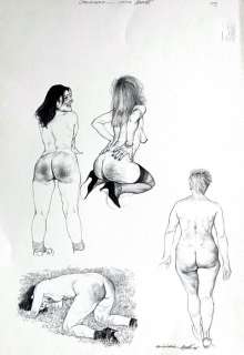 Riccardo Mannelli | Riccardo Mannelli - Illustrazione originale - Page volante | Catawiki