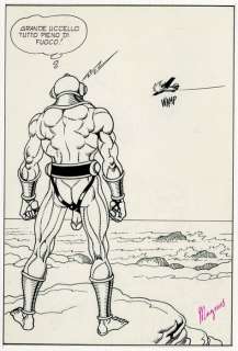 Magnus | Magnus 30/69 - Necron - tavola origin. splash page + cofan. 7x vol. - Broché - EO - (1981) | Catawiki