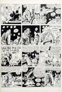 Mandryka Nikita - Le concombre masqué. Tous dans le bain. Encre de Chine