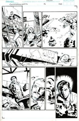 Stuart Immonen And Wade Von Grawbadger | Shockrockets #5 p.20 | Essential Sequential