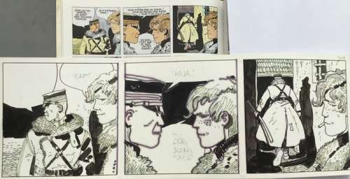 Hugo Pratt | Hugo Pratt Original Strip Â«La Jeunesse de CortoÂ» - (1981) | Catawiki