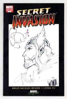 Secret Invasion #1 Sketch Cover by Angel Medina | mycomicshop.com