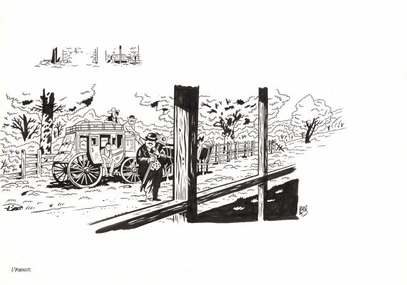 Brüno | Lucky Luke, 2025 - Dakota 1880 | Huberty Breyne Gallery