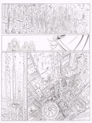 Richard Blake | A Song for Dusrian - Page 5, Métal Hurlant, 2026 | Philippe Labaune Gallery