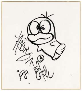 Fujiko Fujio A (Motoo Abiko) Hand-Drawn Shikishi | Mandarake (Big Web)