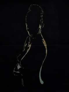 Andrea Boriani | Eva Kant - Andrea Boriani - 62x45 dipinta a mano su 2 cartina geografiche del 1947 - Page volante | Catawiki