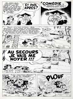 Godard - Mic Delinx - La Jungle en folie, planche n°7 Ã  l‘encre de…